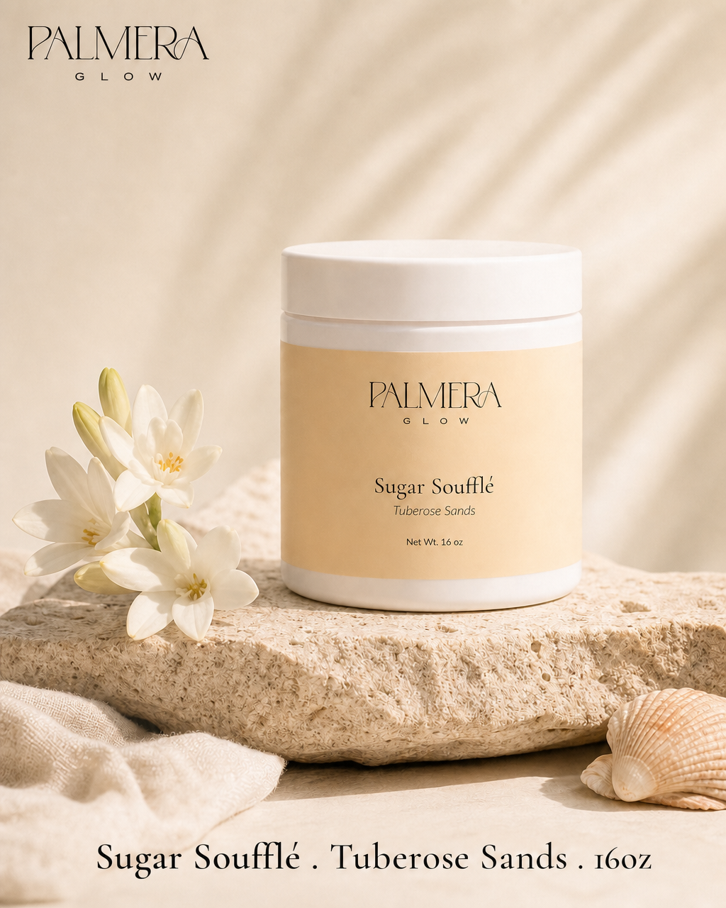 Sugar Soufflé-Sugar Scrub-Tuberose Sands