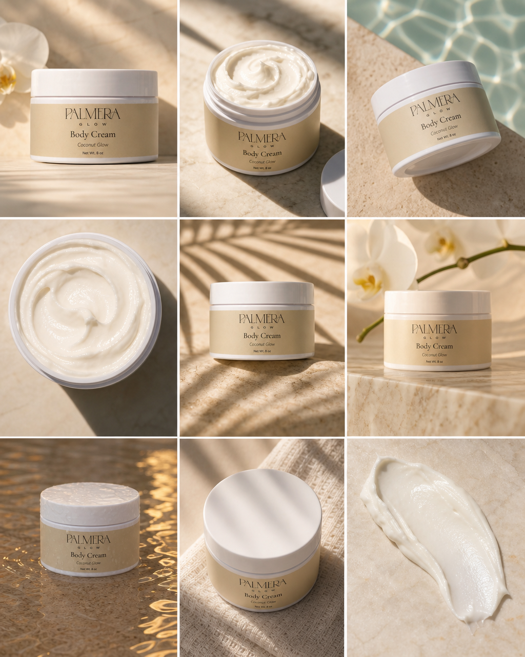 Body Cream-Coconut Glow
