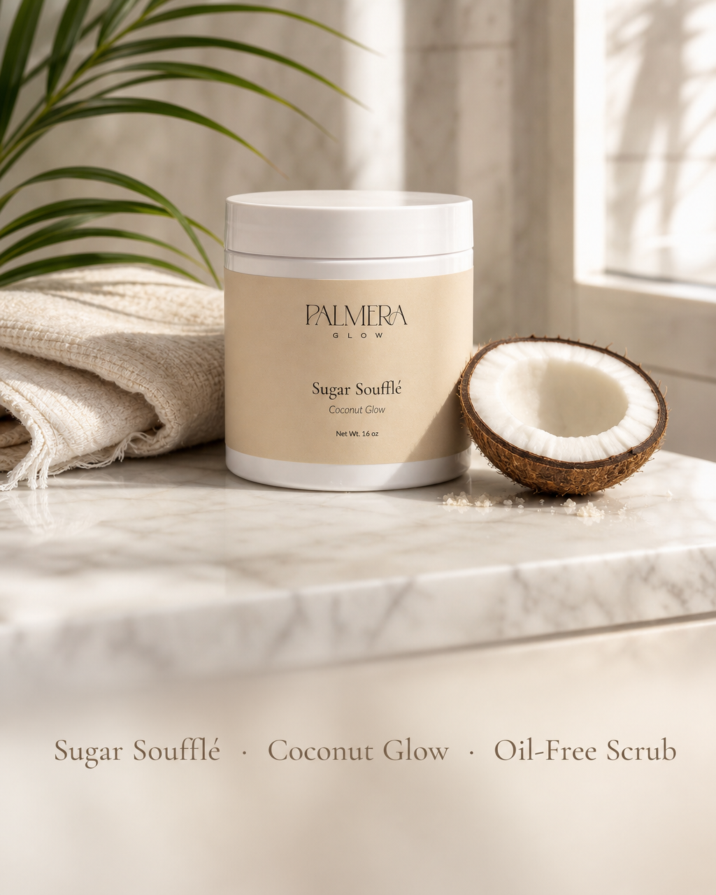 Coconut Glow sugar souffle