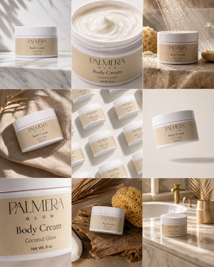 Body Cream-Coconut Glow