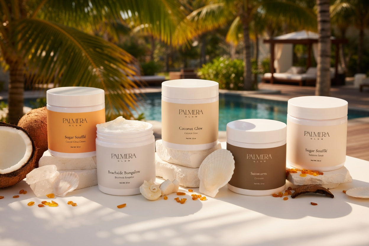 coconut palm sugar for skin Sugar Soufflé-Sugar Scrub-Coconut Glow – PalmeraGlow