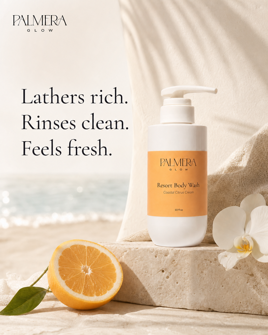 Coastal Citrus Cream - Resort Body Wash